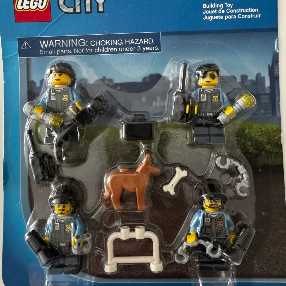 LEGO City Police Minifigure Pack - Blue, Black, and Brown